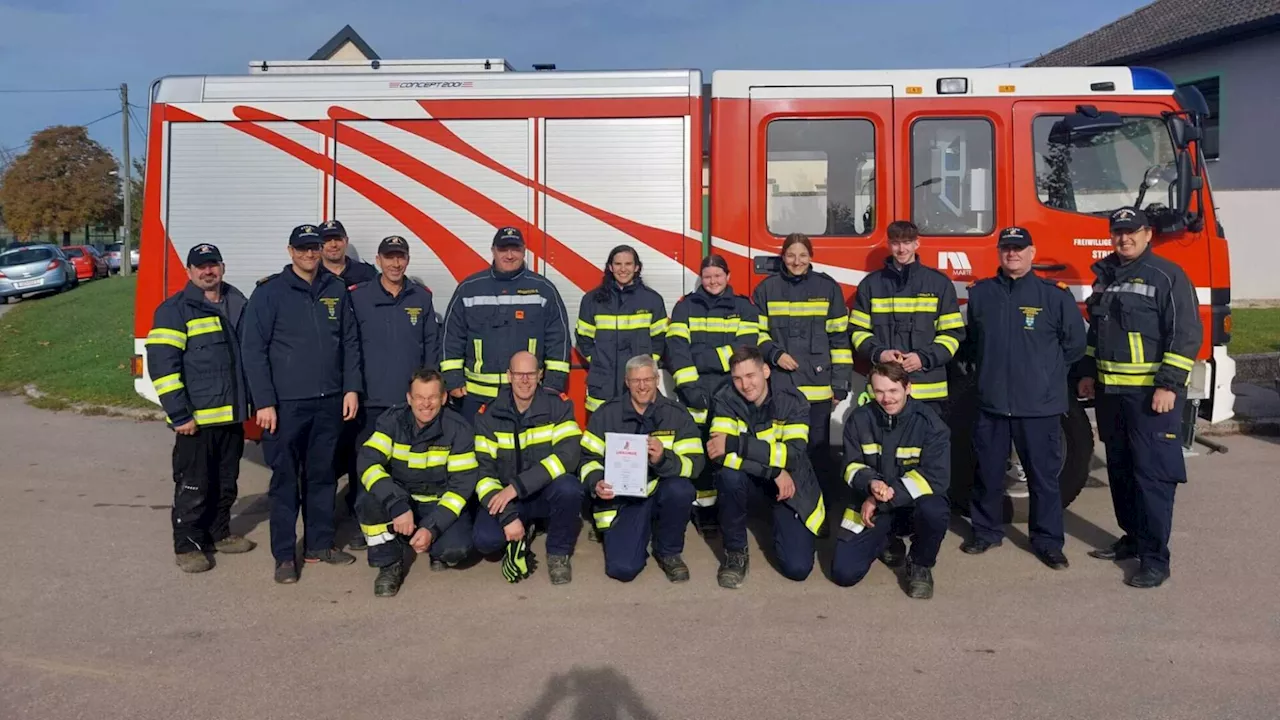 Erfolgreiche Feuerwehrprüfung in Stripfing absolviert