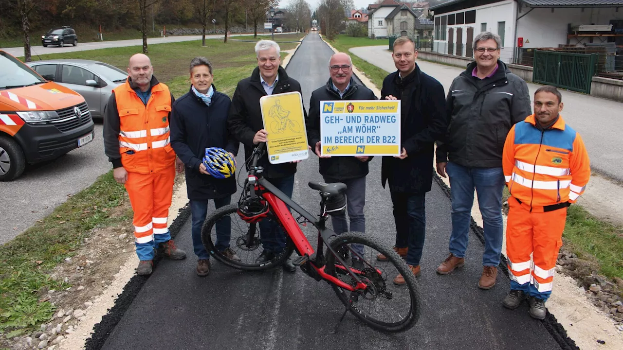 Letzte Radweg-Lücke zwischen Waidhofen und Ybbsitz geschlossen