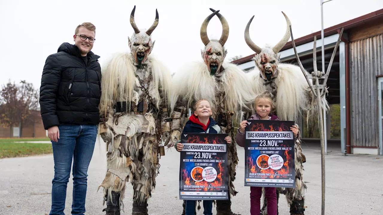 Über 850 Krampusse treiben in Wieselburg ihr Unwesen