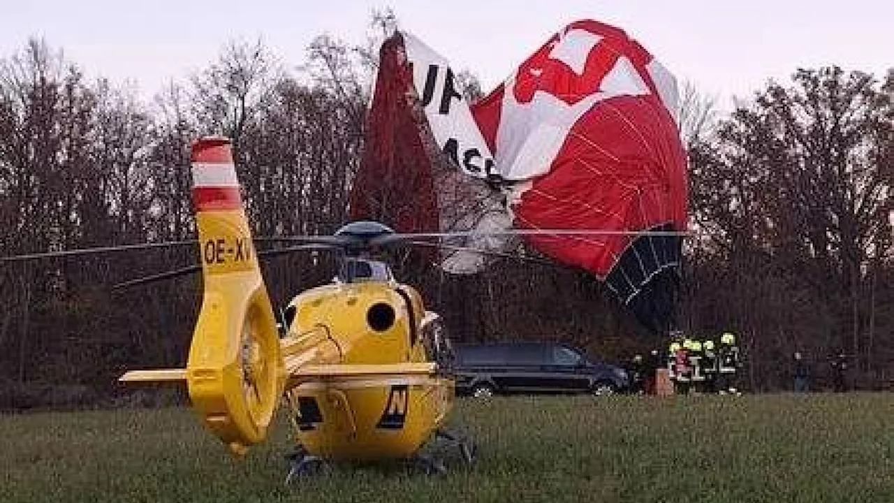 Verletzter nach Heißluftballon-Absturz in Zitternberg