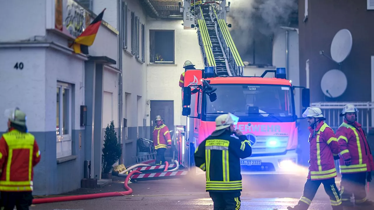 Baden-Württemberg: Bewohner verursacht Feuer in Obdachlosenunterkunft