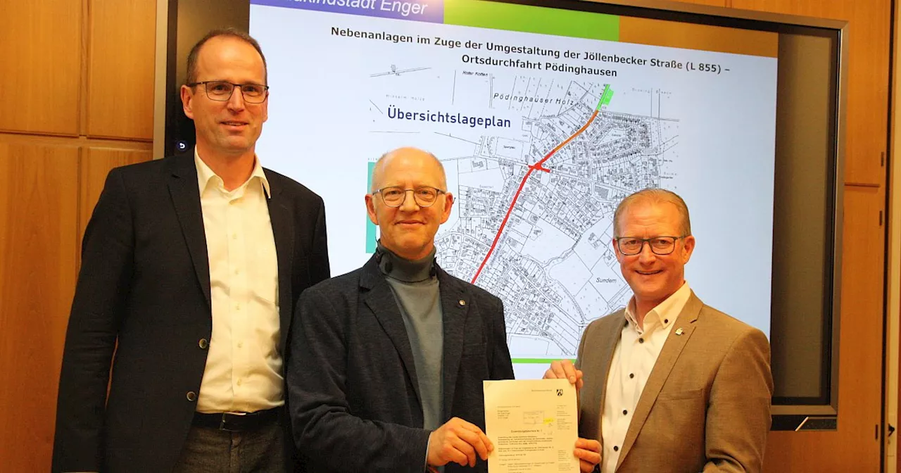 Es kann losgehen: Neue Ortsdurchfahrt Pödinghausen kommt