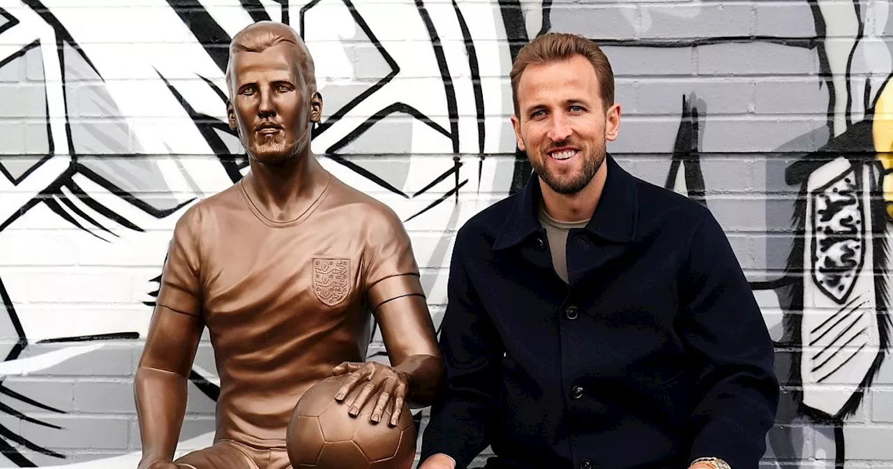 Nach viel Spott: Harry-Kane-Statue in London enthüllt