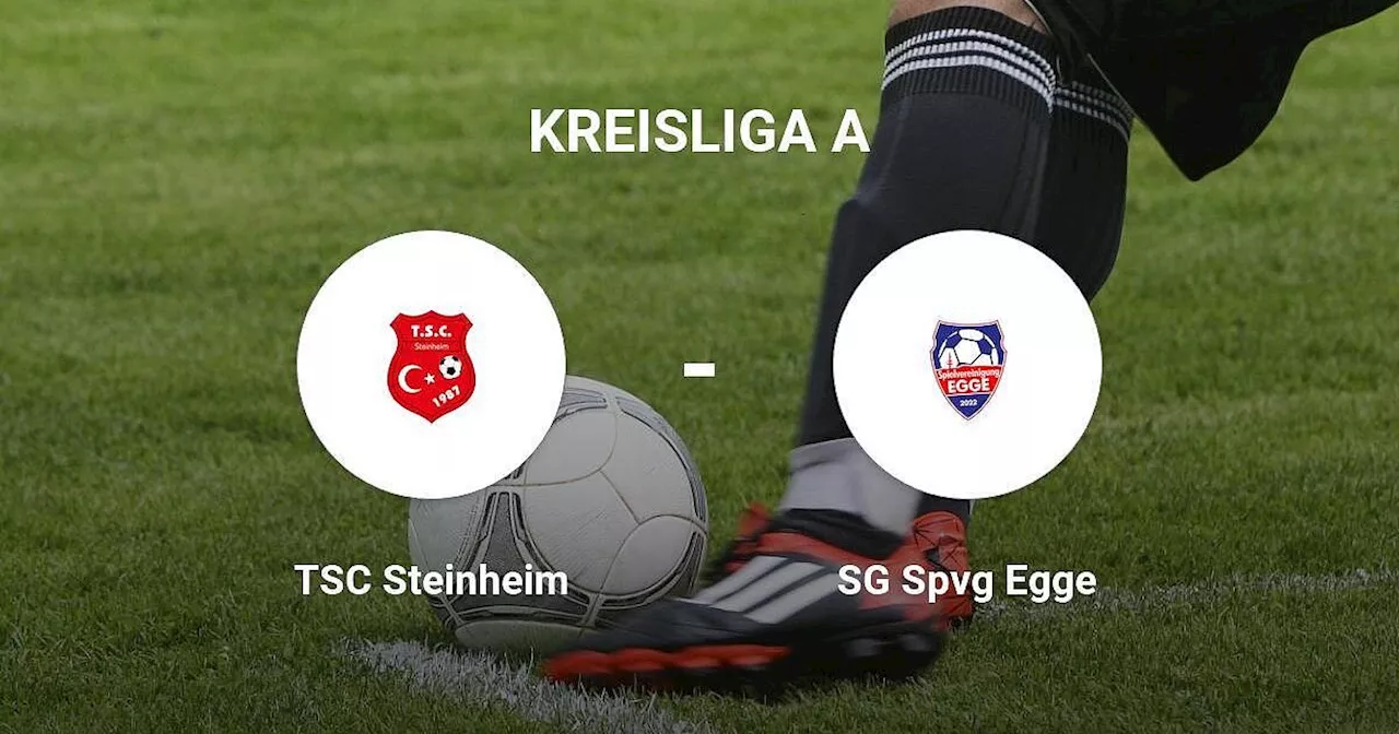 TSC Steinheim bietet SG Spvg Egge Paroli