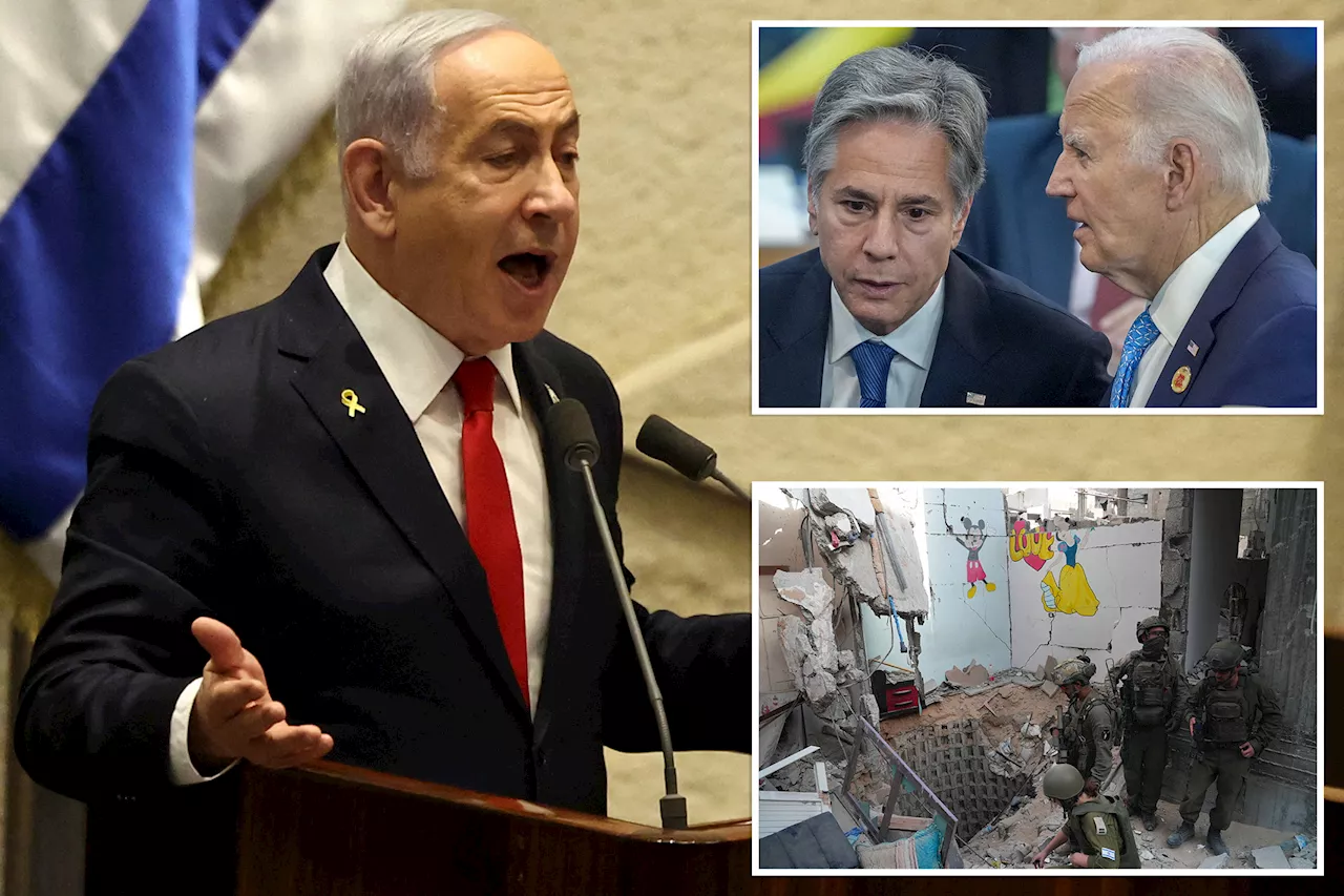 Biden and Blinken threatened to leave Israel 'alone,' deny weapons over Rafah offensive, Netanyahu claims