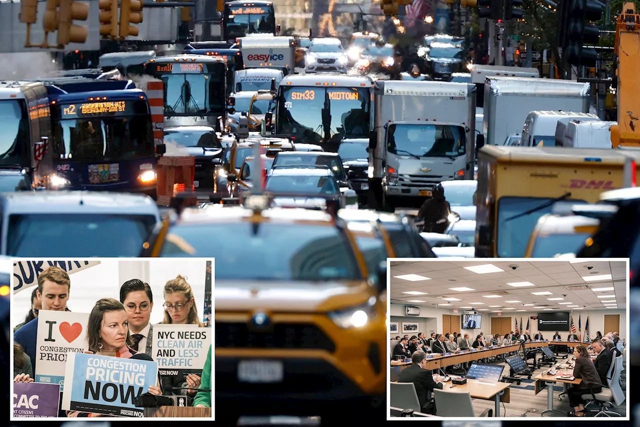 Hochul’s congestion pricing revival approved by MTA – clearing the way for $15 tolls by 2031