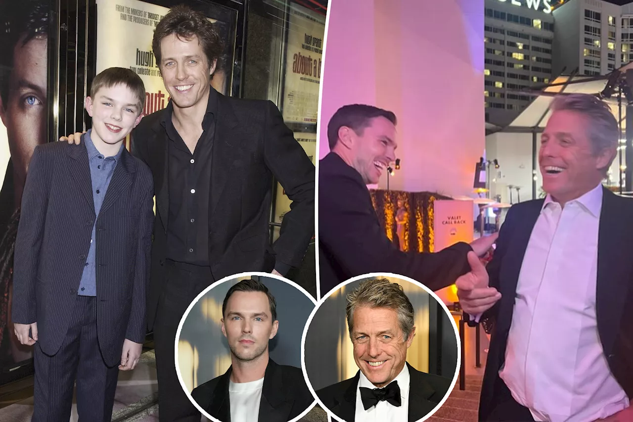 Hugh Grant and Nicholas Hoult have ‘About a Boy’ reunion 20 years later