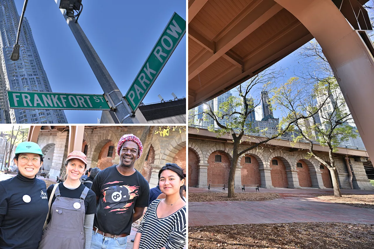 Long-hidden space under Brooklyn Bridge reopens after 15 years -- and public is in awe