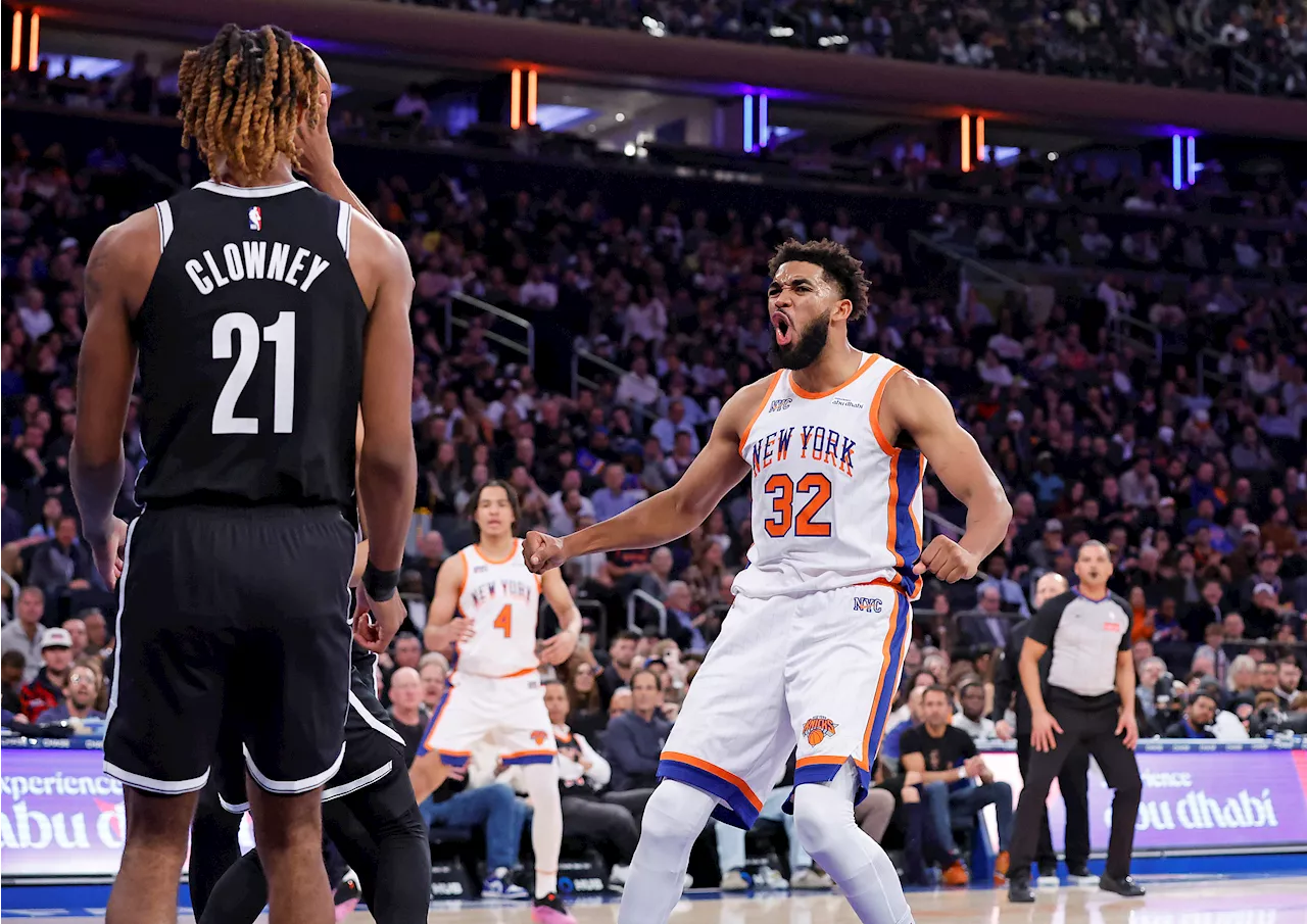 Nets' lack of size exposed by Karl-Anthony Towns' return in loss to Knicks