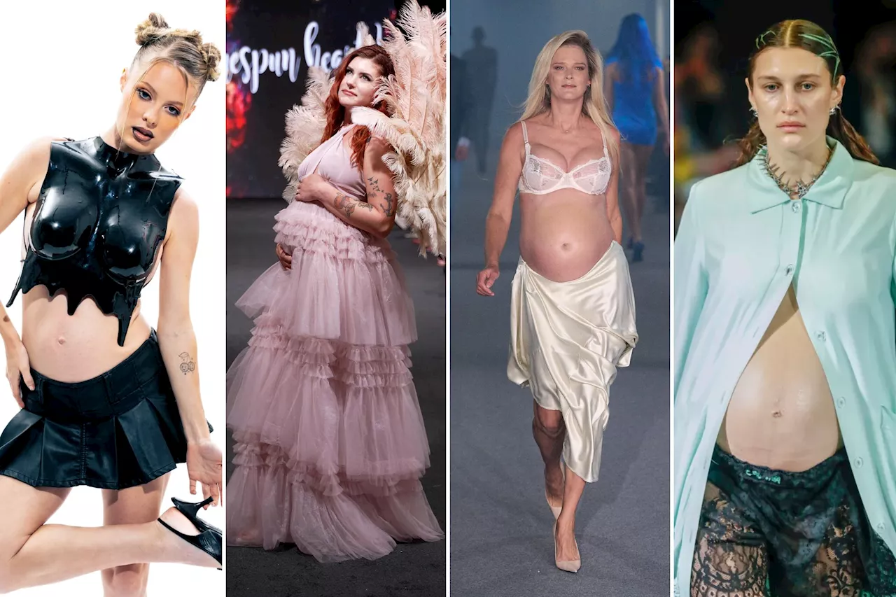  We're models and expecting mamas — our growing bellies won't stop us from walking the catwalk