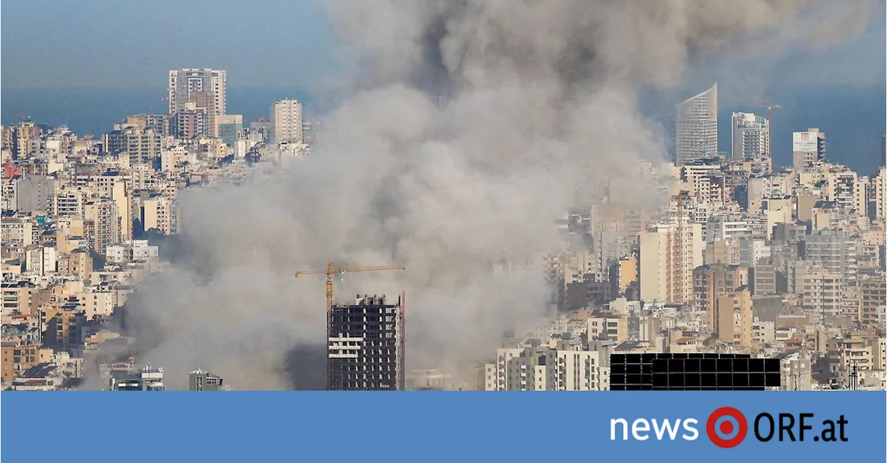 Angriffe auf Beirut: Neuer Anlauf für Waffenruhe im Libanon