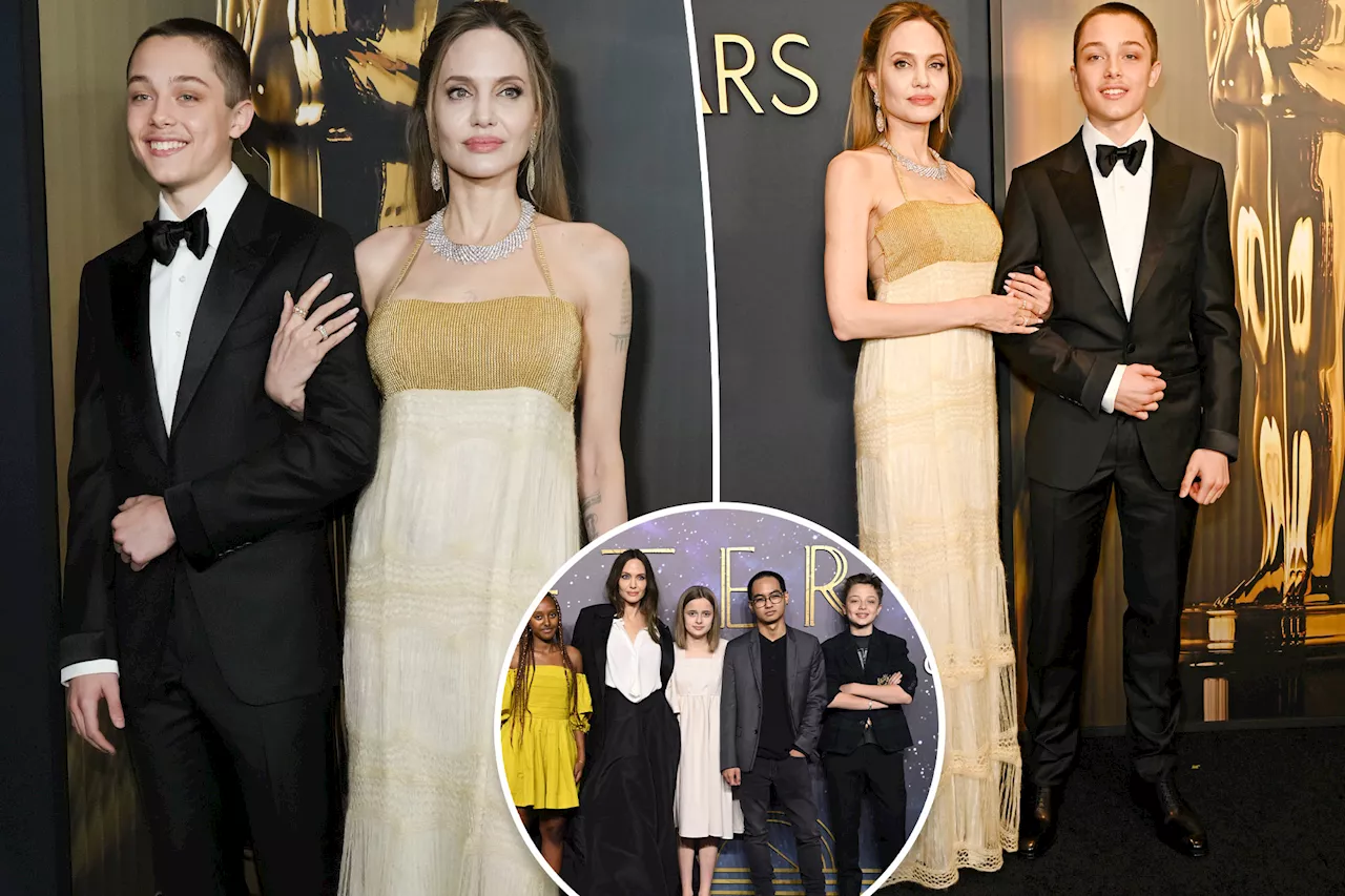 Angelina Jolie and son Knox, 16, make first joint red carpet appearance in 3 years