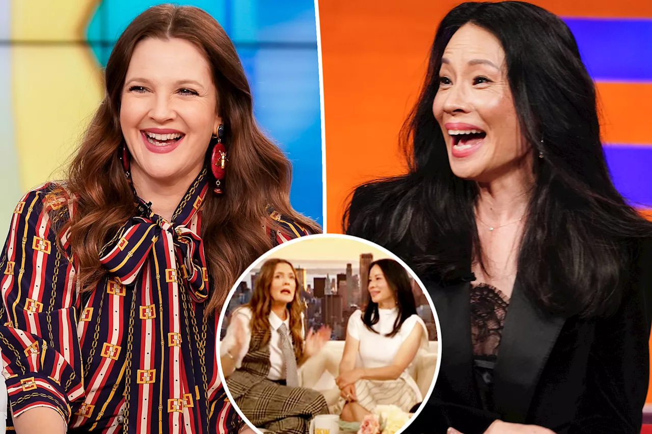 Lucy Liu once caught Drew Barrymore hiding from an ex in bushes outside her home