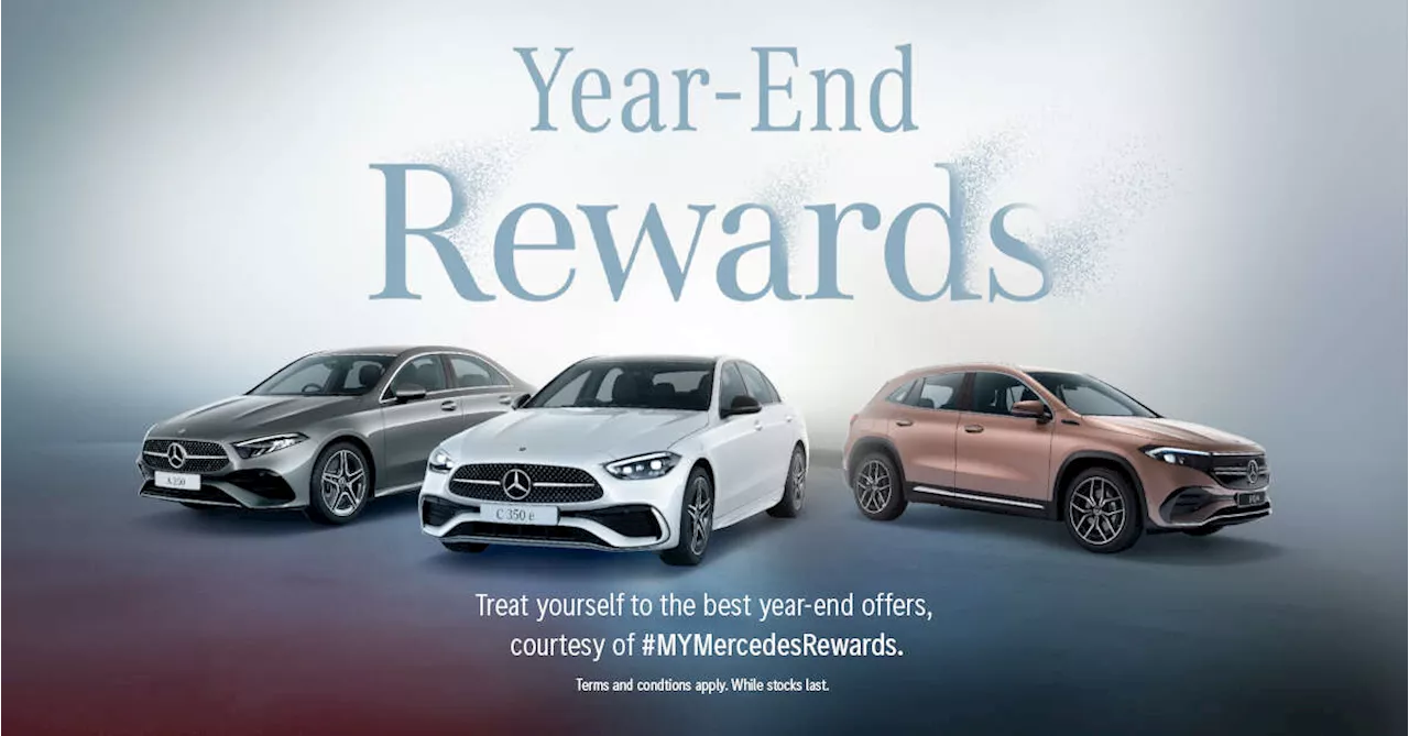 Enjoy #MYMercedesRewards benefits with exceptional year-end offers on new Mercedes-Benz models