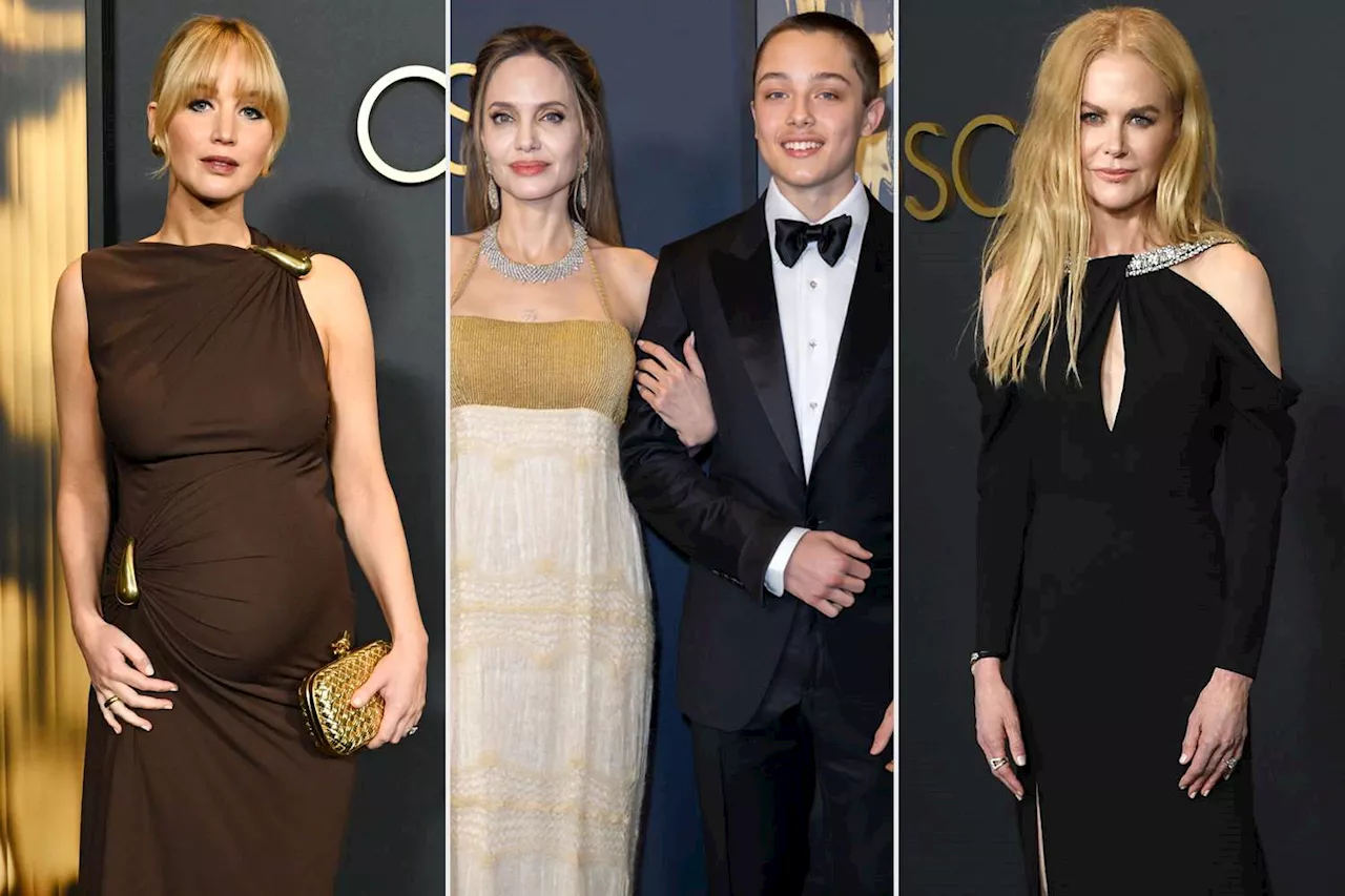 Jennifer Lawrence, Angelina Jolie and Son Knox Lead Major Style Power at the 2024 Governors Awards