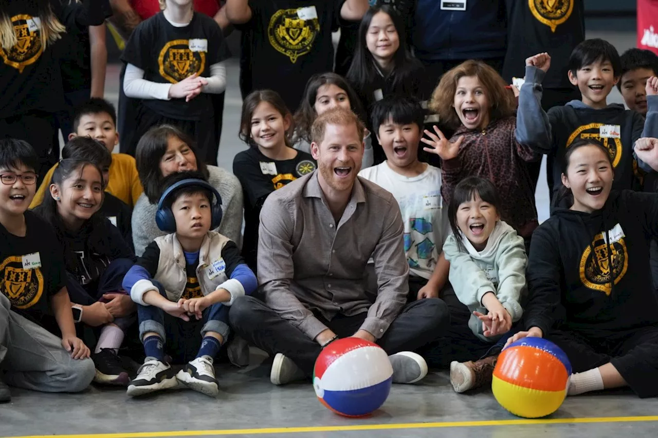 Prince Harry in Vancouver as Invictus Games school program launches online