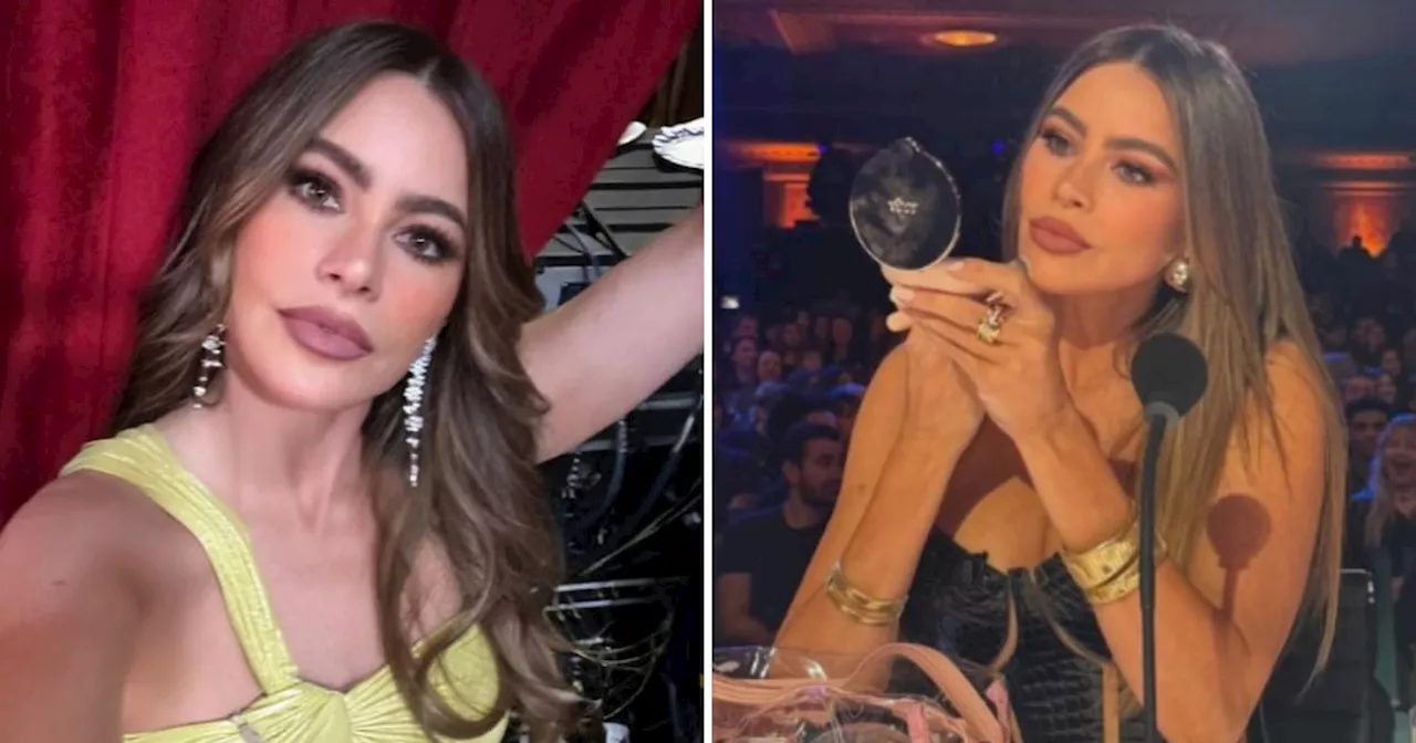 Critican a Sofía Vergara por la particular palabra que usó en una foto con J Balvin