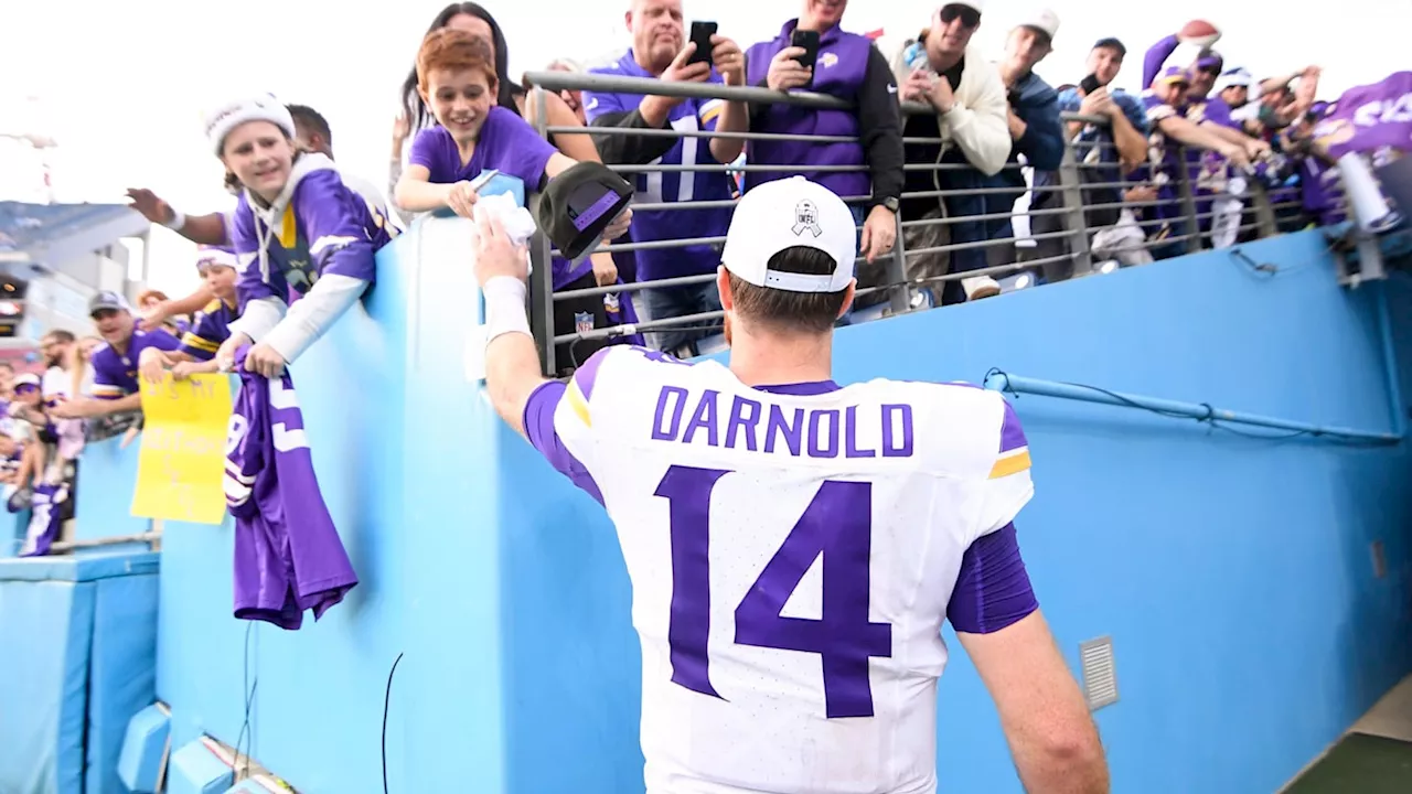 Minnesota Vikings' Sam Darnold on Tennessee Titans Win: 'We're a Tough Group to Stop'