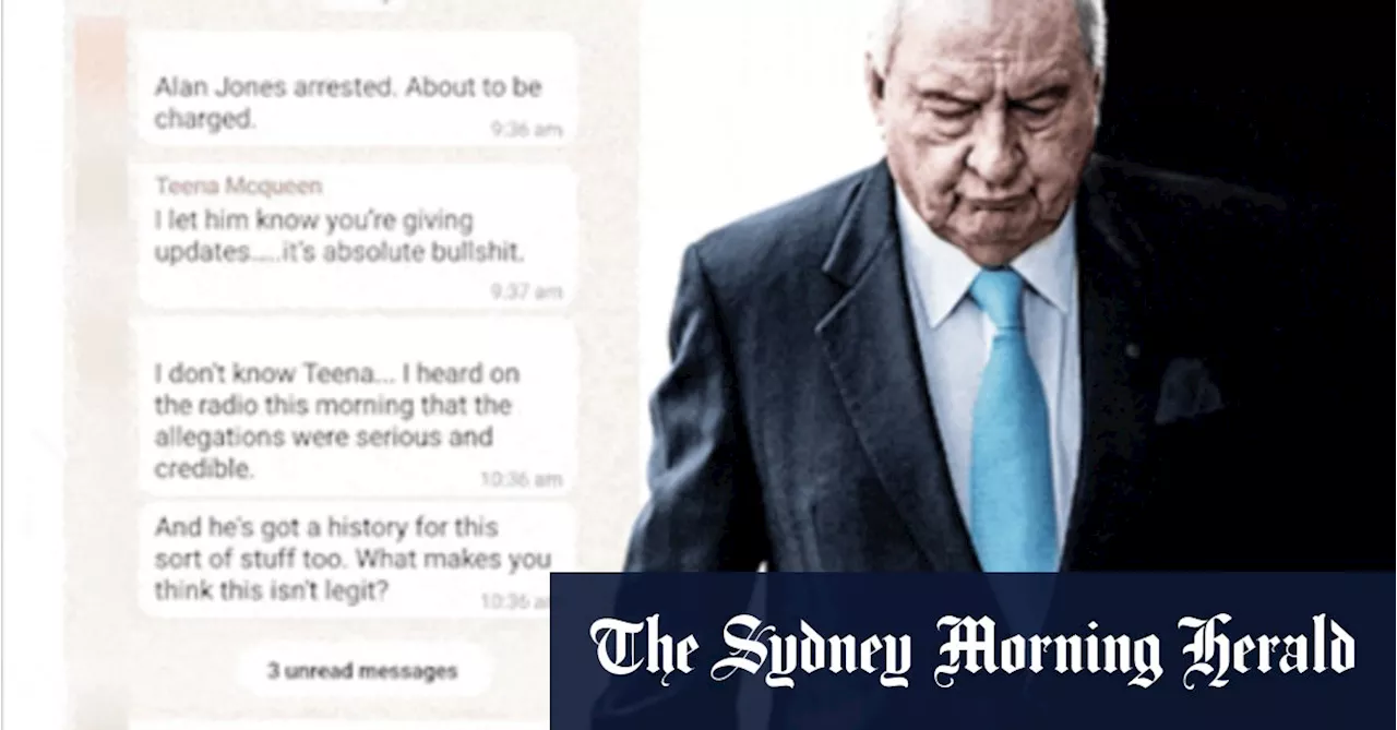 Teena McQueen defends Alan Jones in encrypted WhatsApp group rant