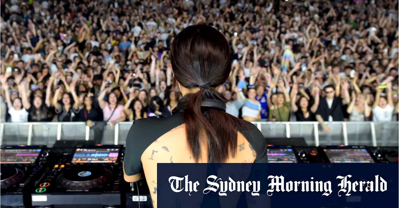 With poise and power, this DJ turned the Music Bowl into an altar of ’90s dance