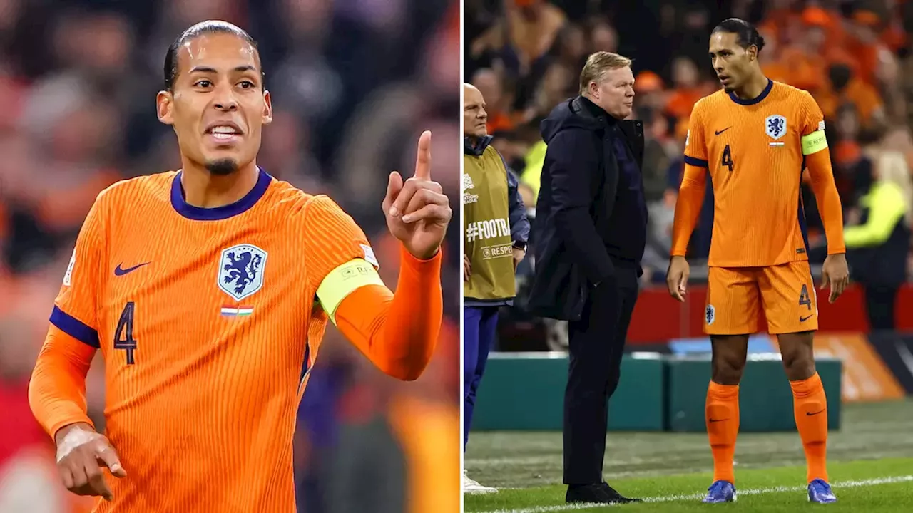 Liverpool star Virgil van Dijk sent home from Netherlands squad on eve of Bosnia clash