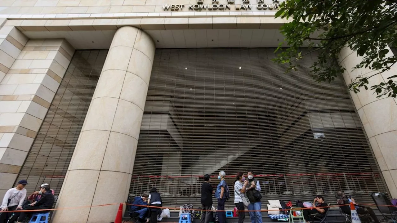 Hong Kong 47: Dozens queue outside court ahead of sentencing of 45 opposition activists