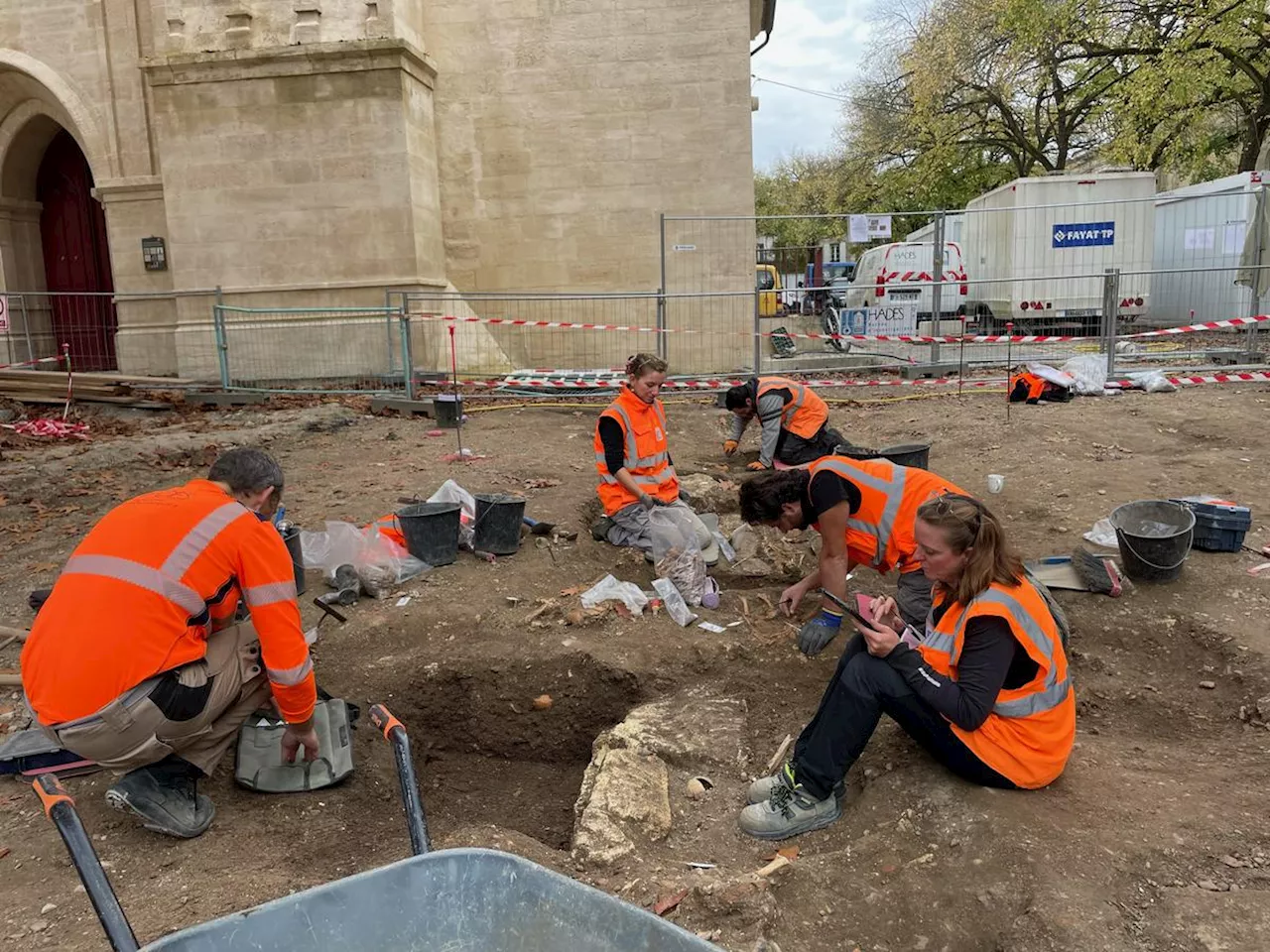 Archéologie préventive : à Libourne, la place Saint-Jean livre ses secrets, avant la réalisation du parvis