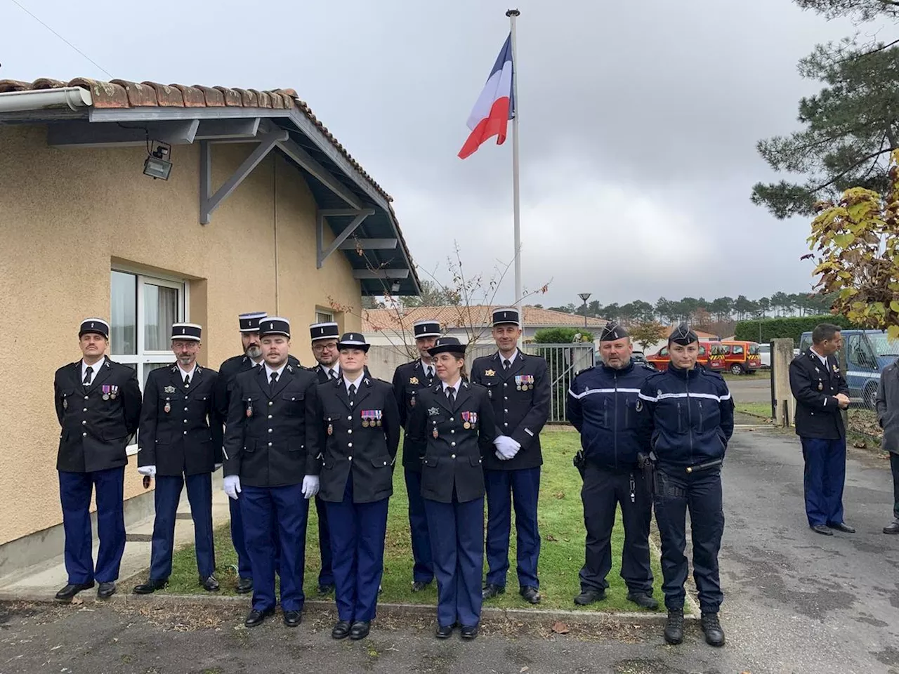 Castets : le major Eric Bertaux à la tête de la communauté de brigade territoriale