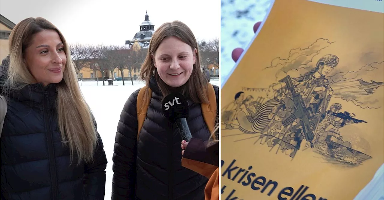 MSB skickar ut en ny ”Om krisen eller kriget kommer” – så tänker studenterna i Östersund