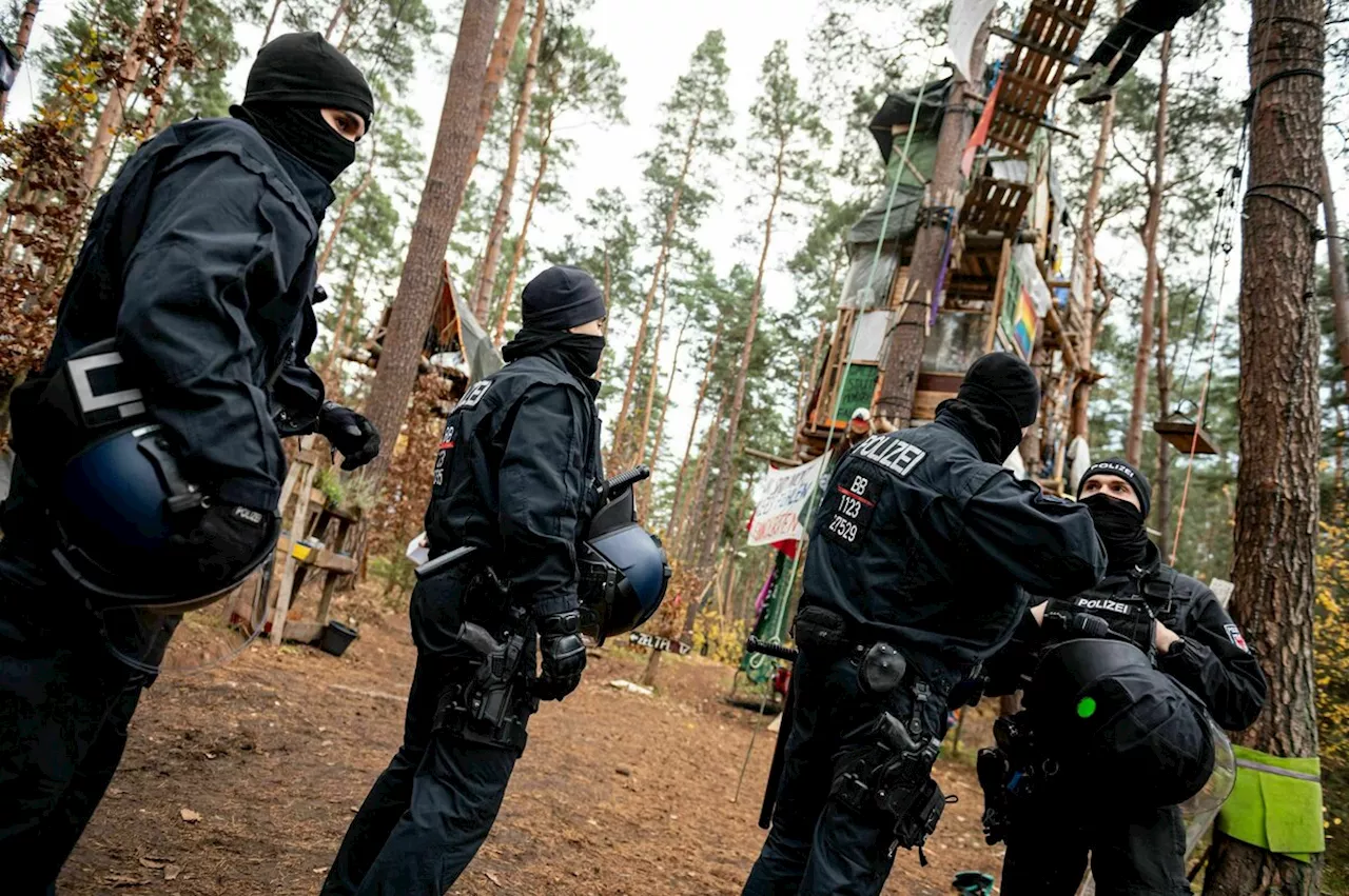 Tesla-Protestcamp in Grünheide: Effizienz in Musks Sinne