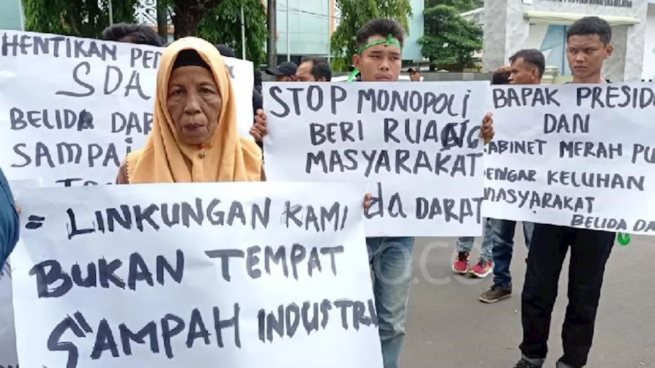 Terdampak Tambang Pertamina Zona 4, Warga Muara Enim Geruduk Kantor Gubernur Sumsel