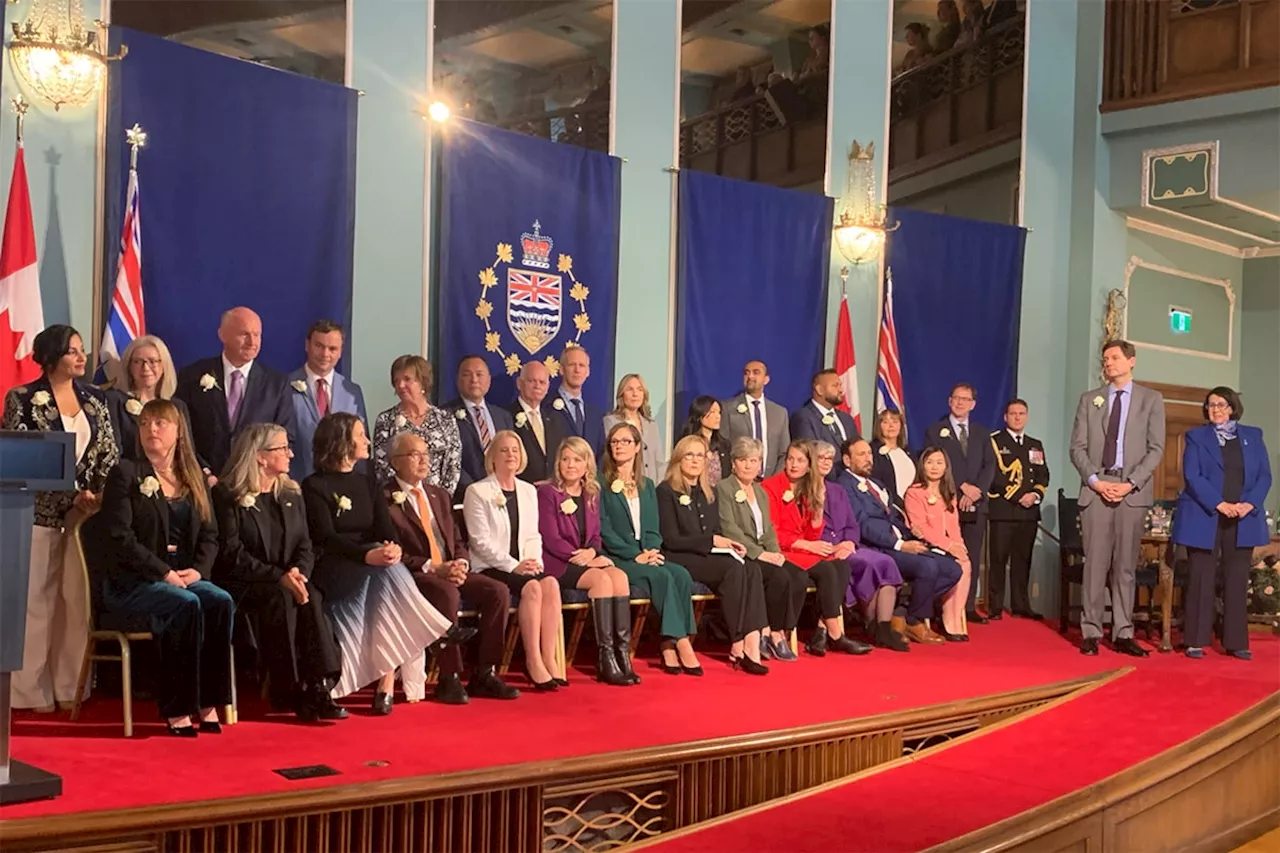 Mix of old and new faces in Premier David Eby's new B.C.'s cabinet