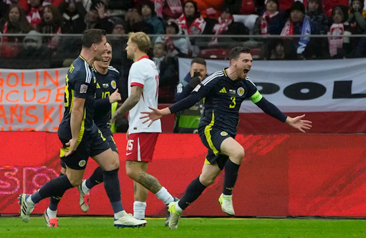 Robertson scores Scotland winner, Northern Ireland promoted despite dropping two-goal lead