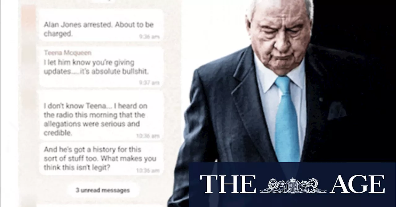 Teena McQueen defends Alan Jones in encrypted WhatsApp group rant