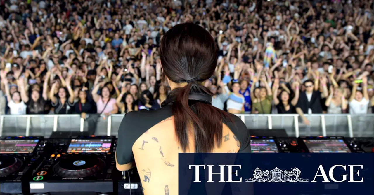 With poise and power, this DJ turned the Music Bowl into an altar of ’90s dance