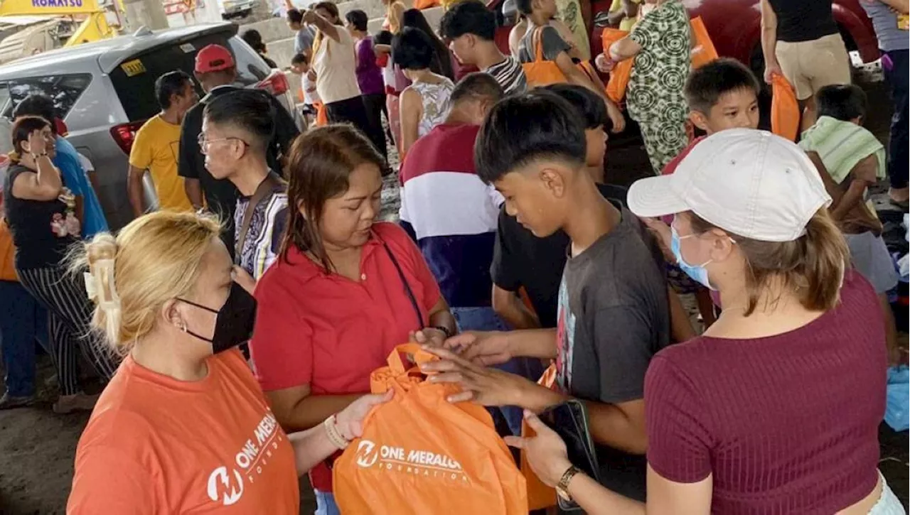 Meralco, OMF mobilize relief efforts for storm-hit families in Batangas