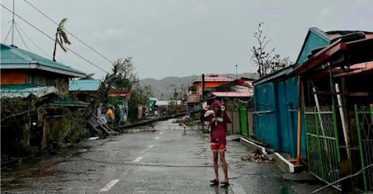 Typhoon Man-yi weakens as it crosses Philippines’ main island