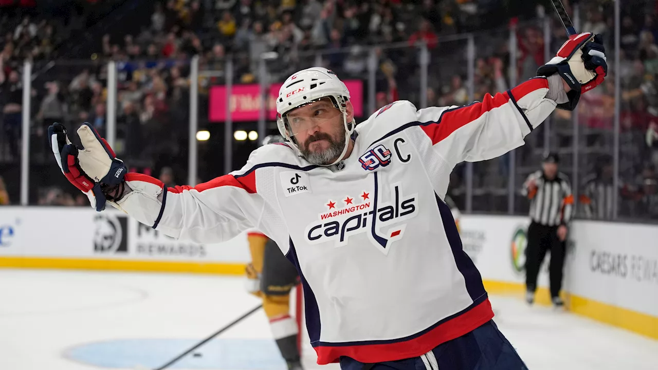 Ovechkin's hat trick leads Capitals to win over Golden Knights