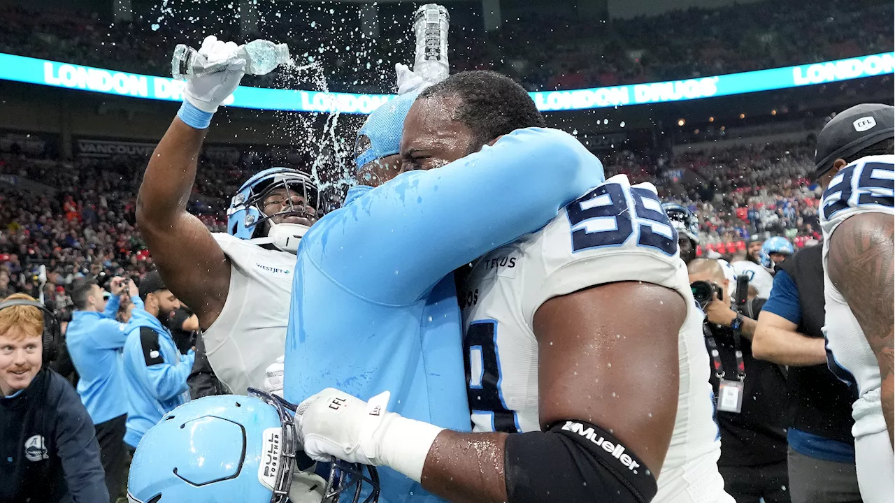 Rookie DL Holley makes unlikely impact on Argonauts' Grey Cup win