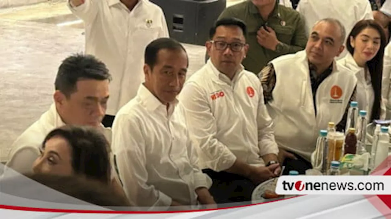 Presiden Jokowi Ajak Warga Jakarta Dukung Ridwan Kamil, Optimistis Raih Suara Tinggi seperti Pilpres