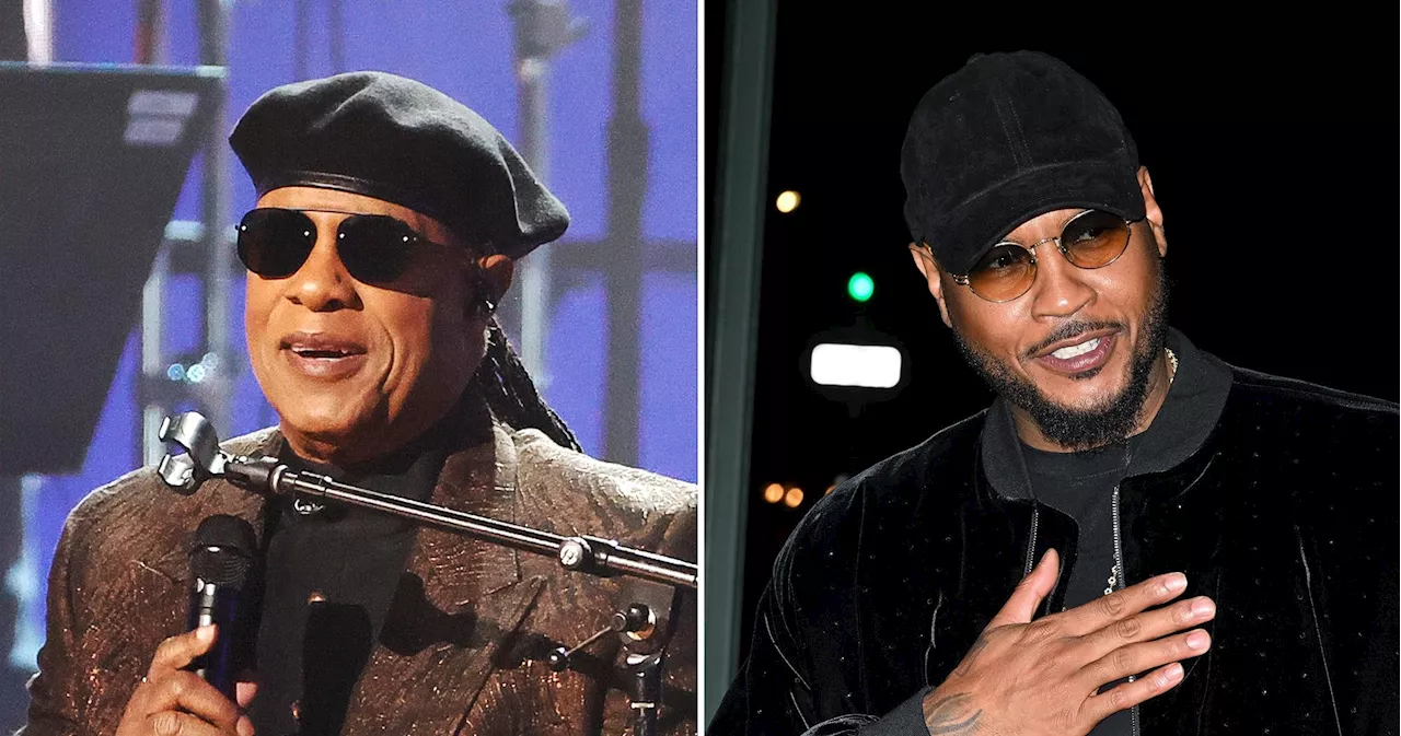 Stevie Wonder Told NBA's Carmelo Anthony He Loved ‘Watching’ Him Play