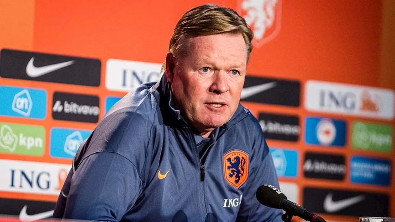 Koeman neemt 23 spelers mee naar Bosnië: De Jong en Van Dijk gaan niet mee