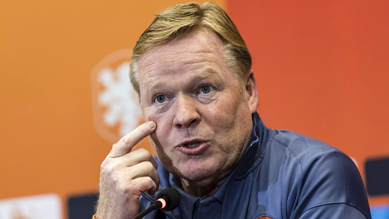 Ronald Koeman gevraagd om Nederlands elftal een rapportcijfer te geven