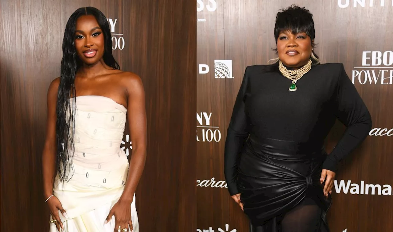 Coco Jones Goes Strapless in Who Decides War, Da’Vine Joy Randolph Heightens the Drama and More Style at 2024 Ebony Power 100 Gala