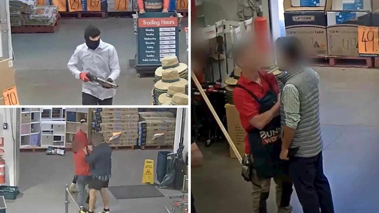 Bunnings shares CCTV of attacks on staff after facial recognition cameras breached privacy