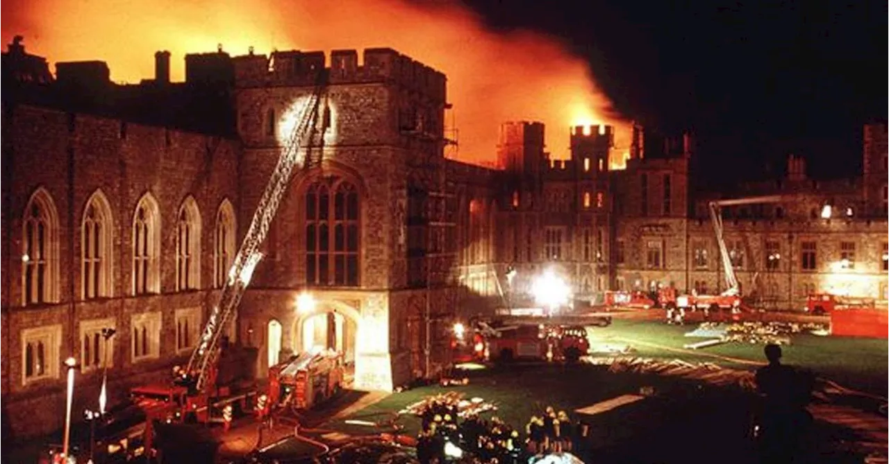 Blunder by tradie causes 800-year-old castle to go up in flames