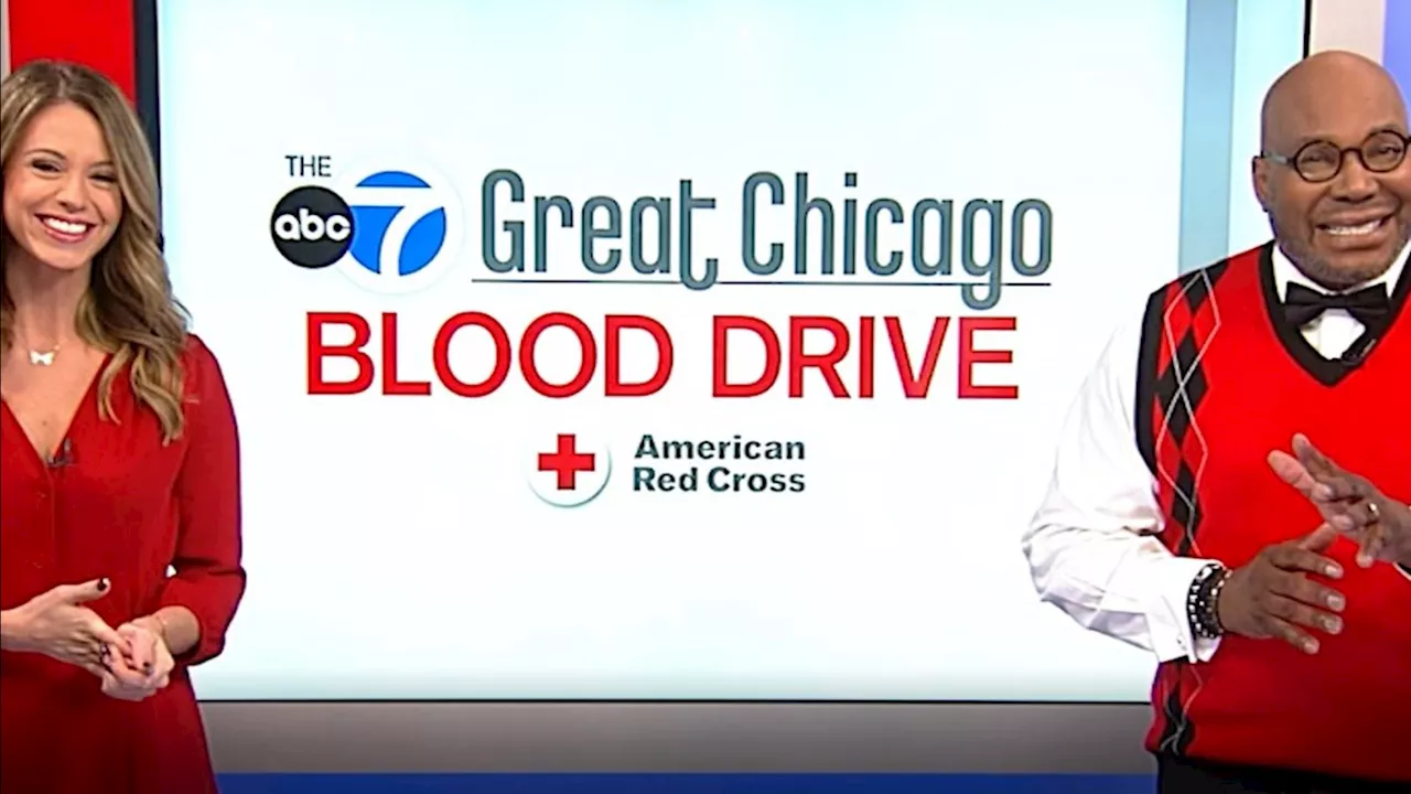 ABC7 Great Chicago Blood Drive to kick off Jan. 15-16