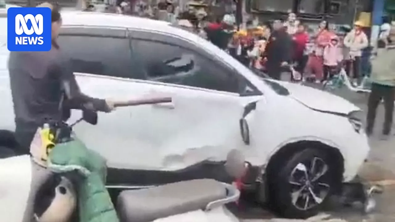 Man drives car into primary school children in southern Chinese city of Changde, injuring several