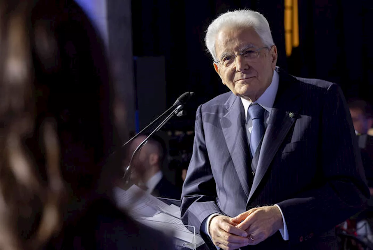 Assemblea di Confesercenti con il presidente della Repubblica Sergio Mattarella