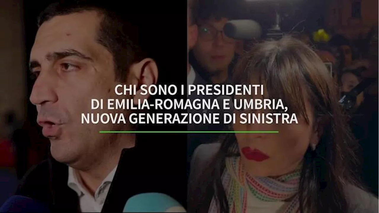 Chi sono i presidenti di Emilia-Romagna e Umbria